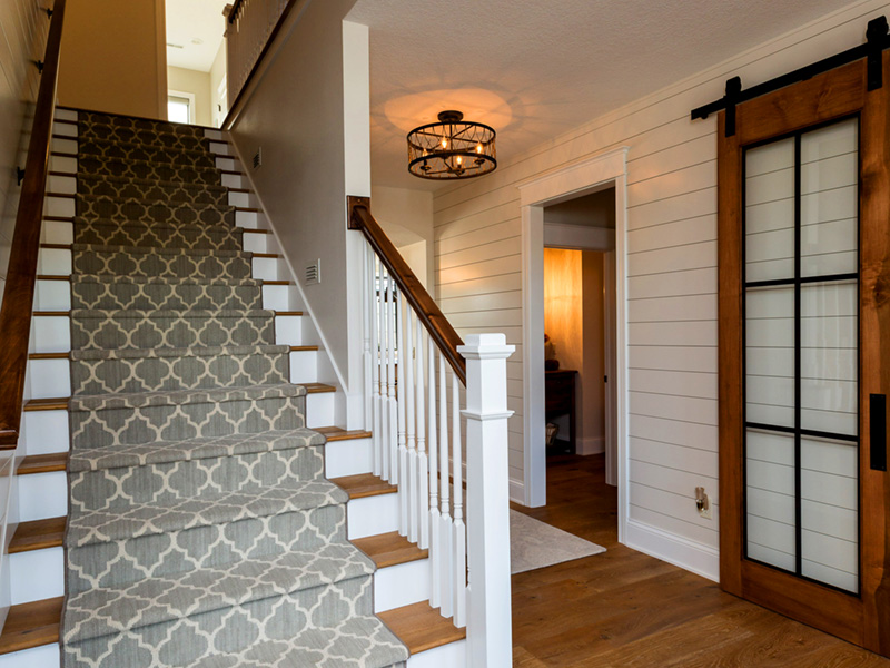 Arts & Crafts House Plan Stairs Photo 02 - Mulberry Lane Luxury Home 051D-0989 - Shop House Plans and More
