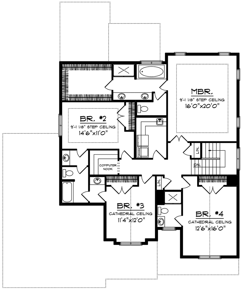 Mayer Field Two Story Home Plan 051d 1008 House Plans And More