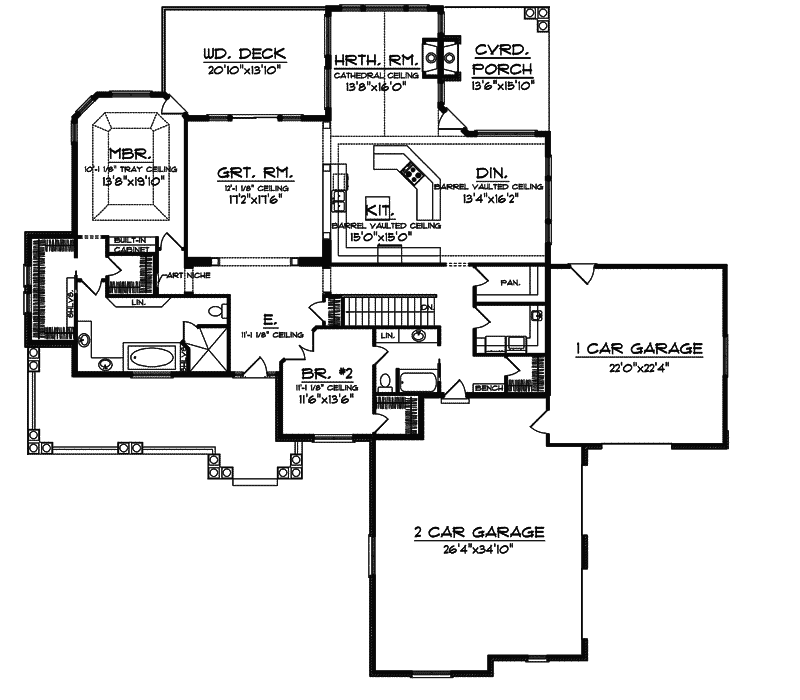 Gatesworth Manor Craftsman Home Plan 051S-0089 - Search House Plans and ...