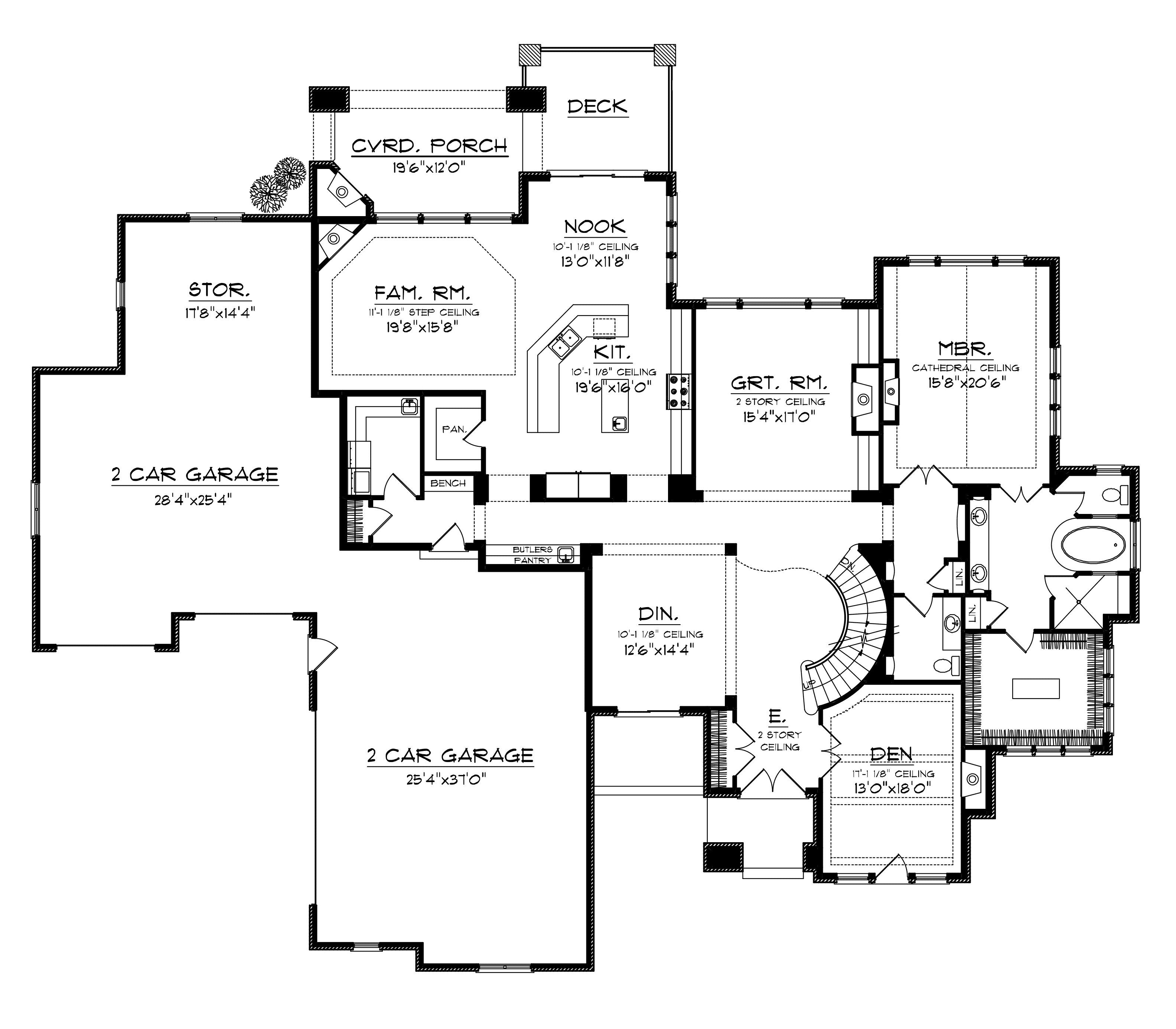 Alverston Luxury Prairie Home Plan 051S-0100 - Search House Plans and More