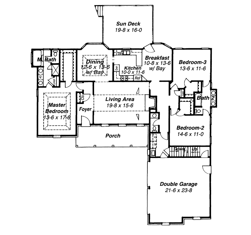Dugan Traditional Ranch Home Plan 052D0065 Search House Plans and More