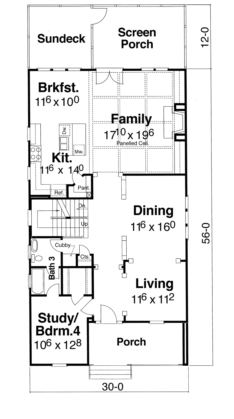Luxury Home Plan First Floor 052D-0139