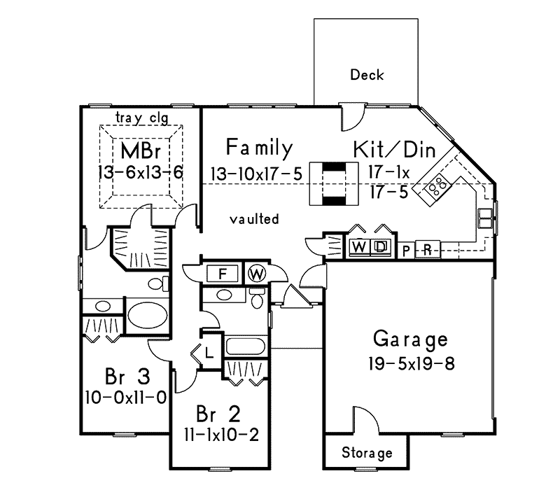 Dorset Park Ranch Home Plan 053D-0044 - Search House Plans and More