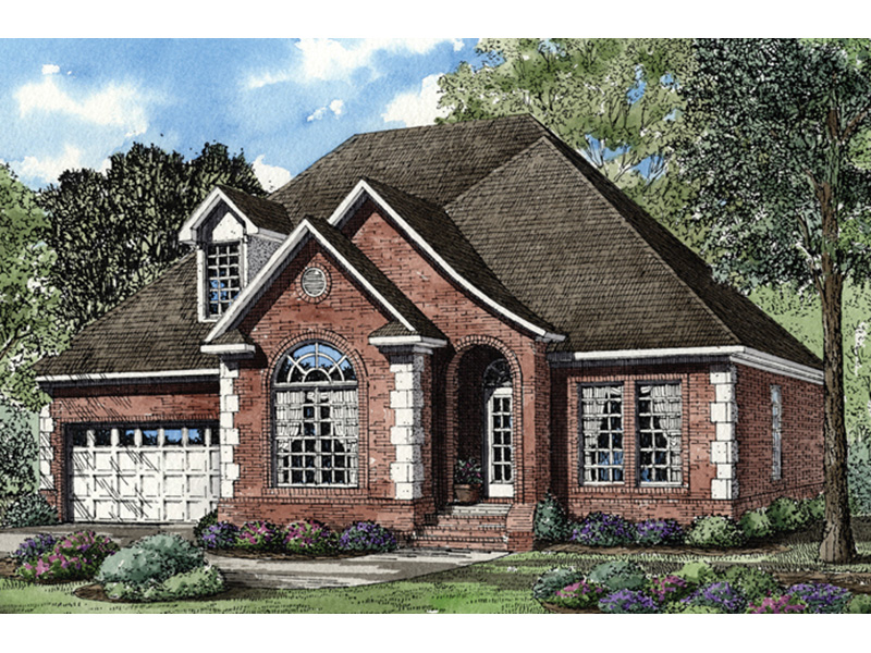 Larimore English Cottage Home Plan 055D 0044 Shop House Plans And More   055D 0044 Front Col 8 