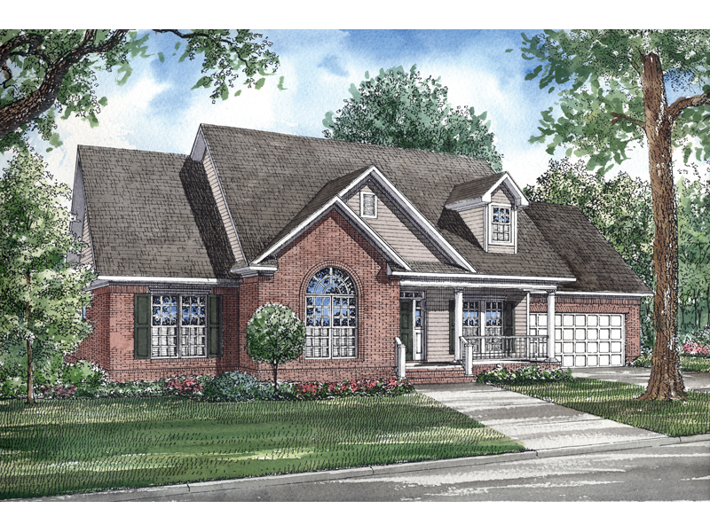 Lucas Heights Traditional Home Plan 055d 0053 House Plans And More
