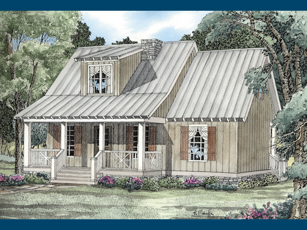 Rivers Edge Rustic Cabin Home Plan 055D-0063 | House Plans and More