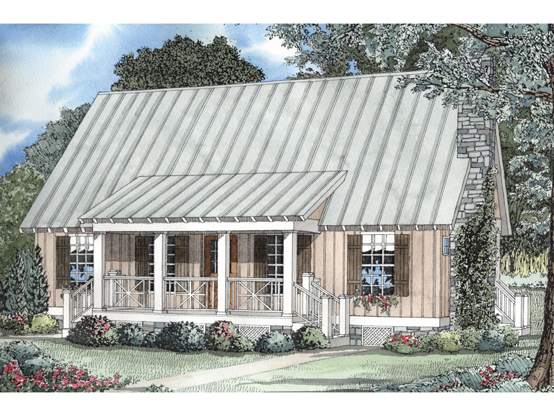 Foxton Craftsman Cabin Home Plan 055D-0068 - Search House Plans and More