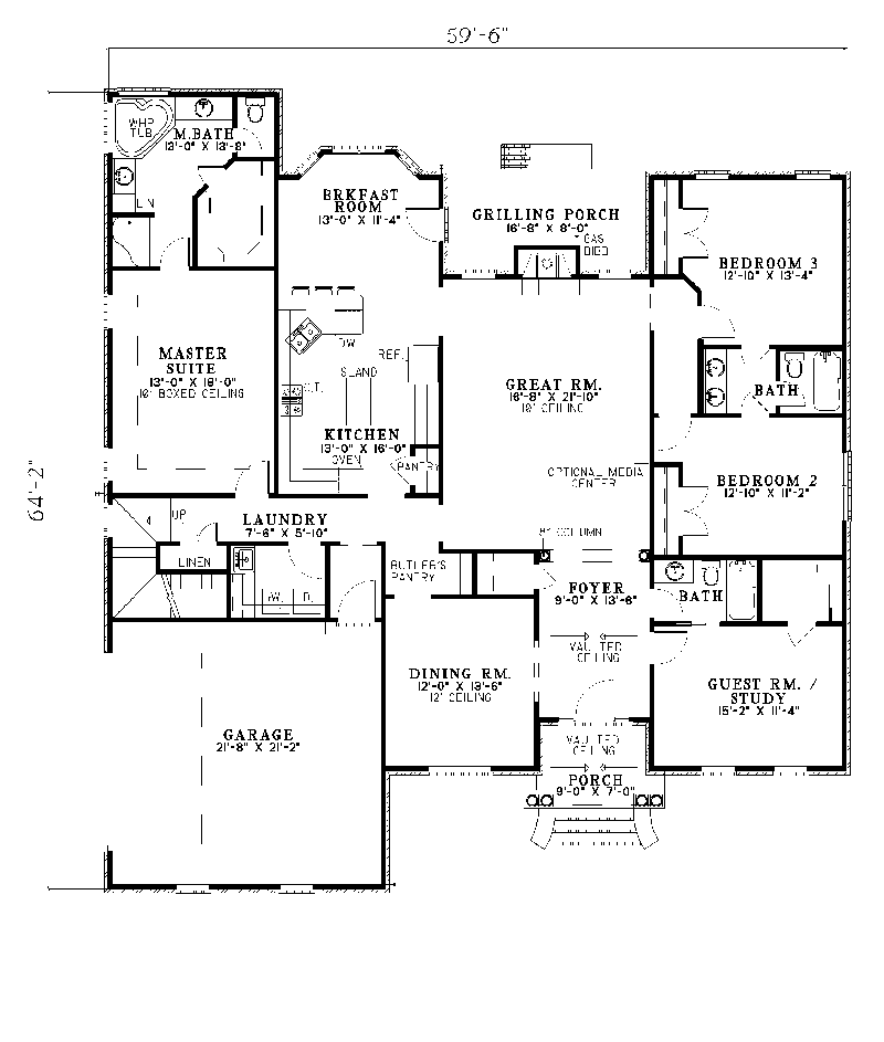 Eckhert Luxury Traditional Home Plan 055D-0104 - Search House Plans and ...