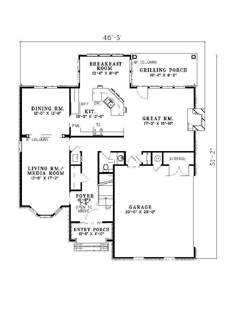 Amber Traditional Home Plan 055D-0111 - Search House Plans and More