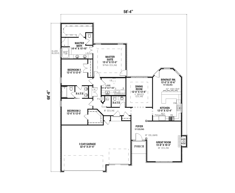 Hidalgo Traditional Home Plan 055D-0127 - Search House Plans and More