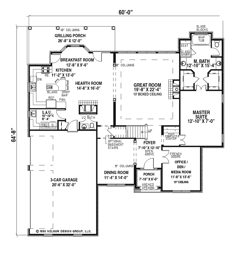 Devera Traditional Home Plan 055D-0154 - Search House Plans and More