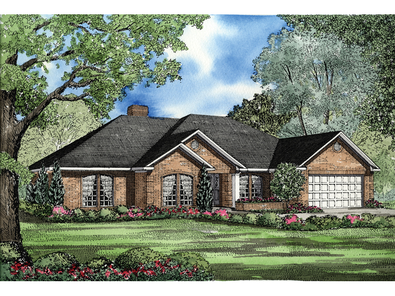 Marshall Crossing Ranch Home Plan 055D0166 Shop House Plans and More