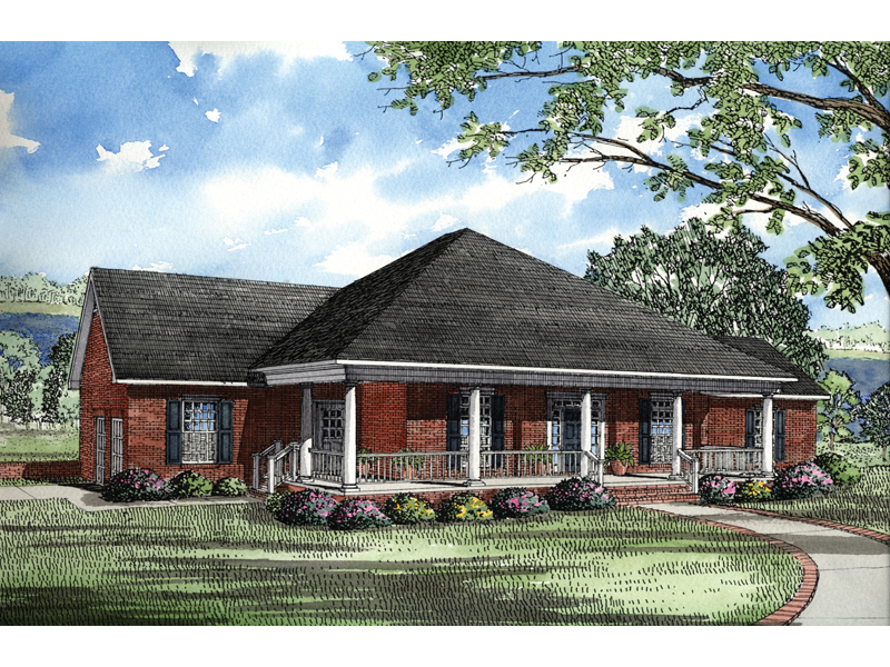 Eastgate Southern Style Home Plan 055D0183 Search House Plans and More