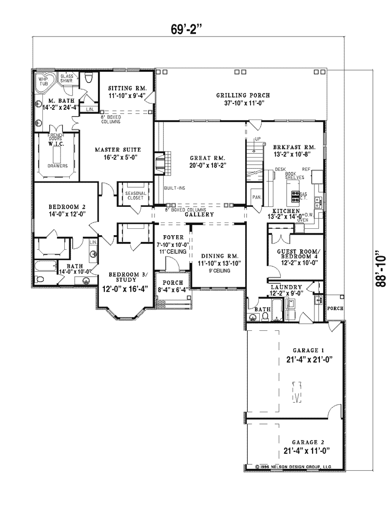 Etham Hill Traditional Home Plan 055D-0190 - Search House Plans and More