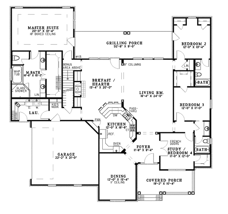 Adrianna Ranch Home Plan 055D-0210 - Search House Plans and More