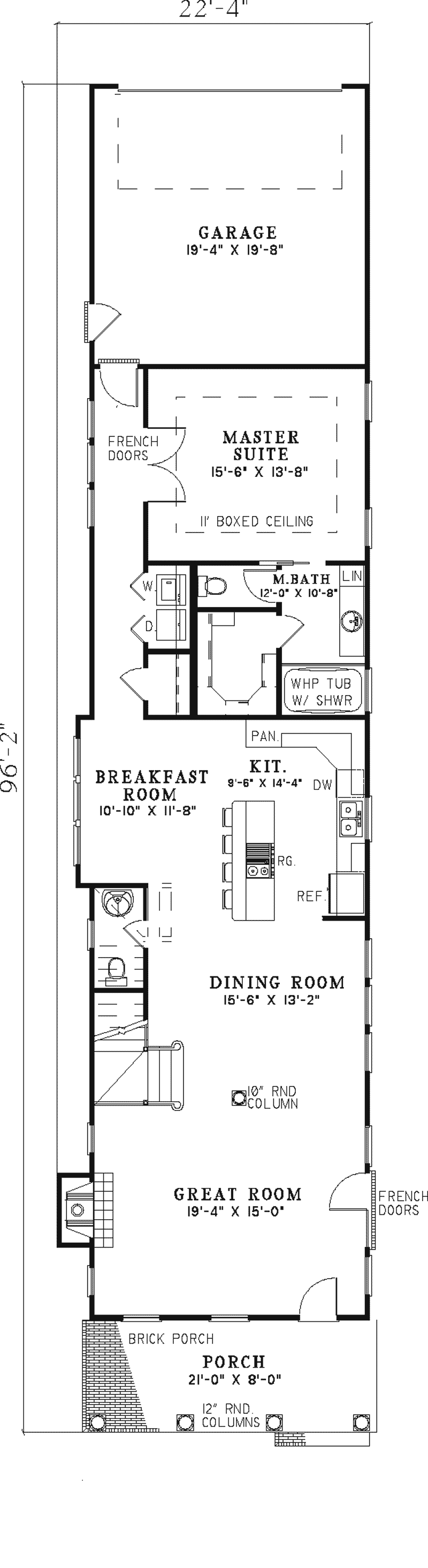 Sparkling Lake Plantation Home Plan 055D-0277 - Shop House Plans and More