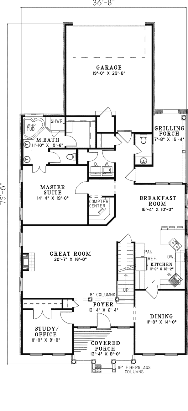 Mason Wood Southern Home Plan 055D0321 House Plans and More