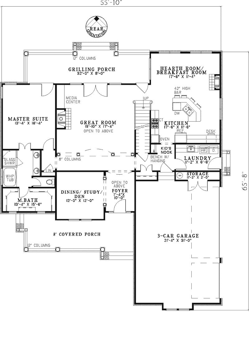 Pommarde Traditional Home Plan 055D-0339 - Shop House Plans and More