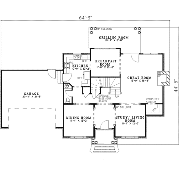 Ryleigh Early American Home Plan 055D-0406 | House Plans and More