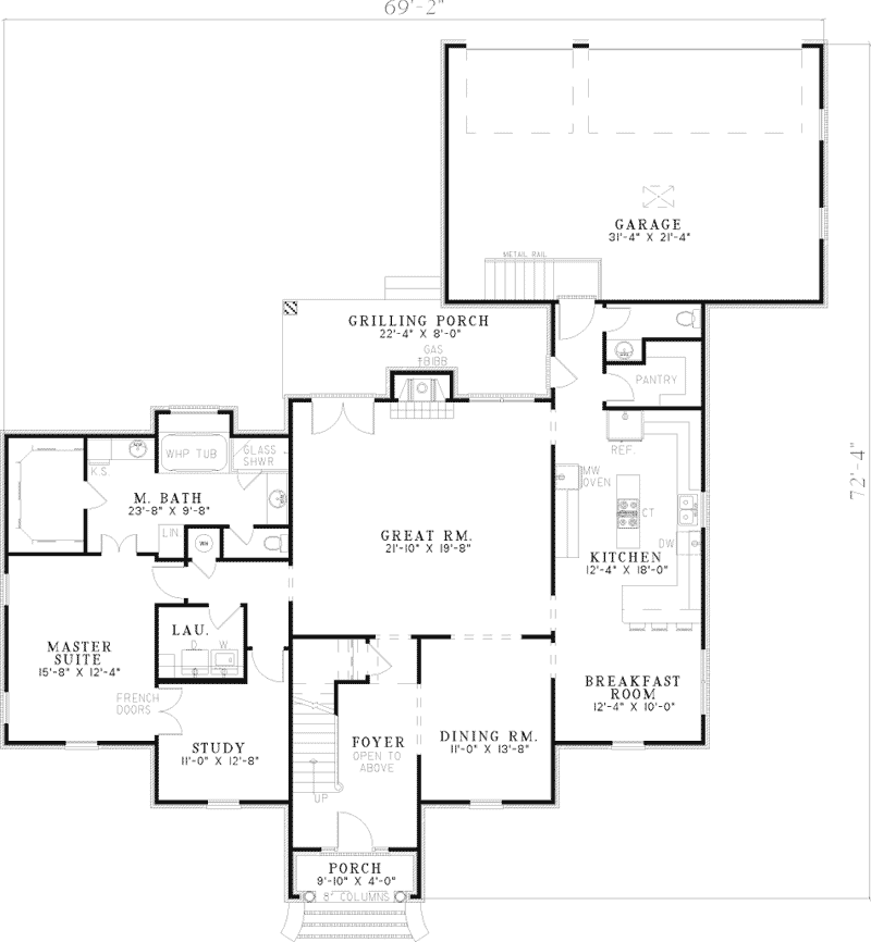Tamara Two-Story Home Plan 055D-0453 - Shop House Plans and More