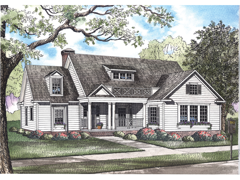 Loren Place Country Home Plan 055D-0521 - Shop House Plans and More