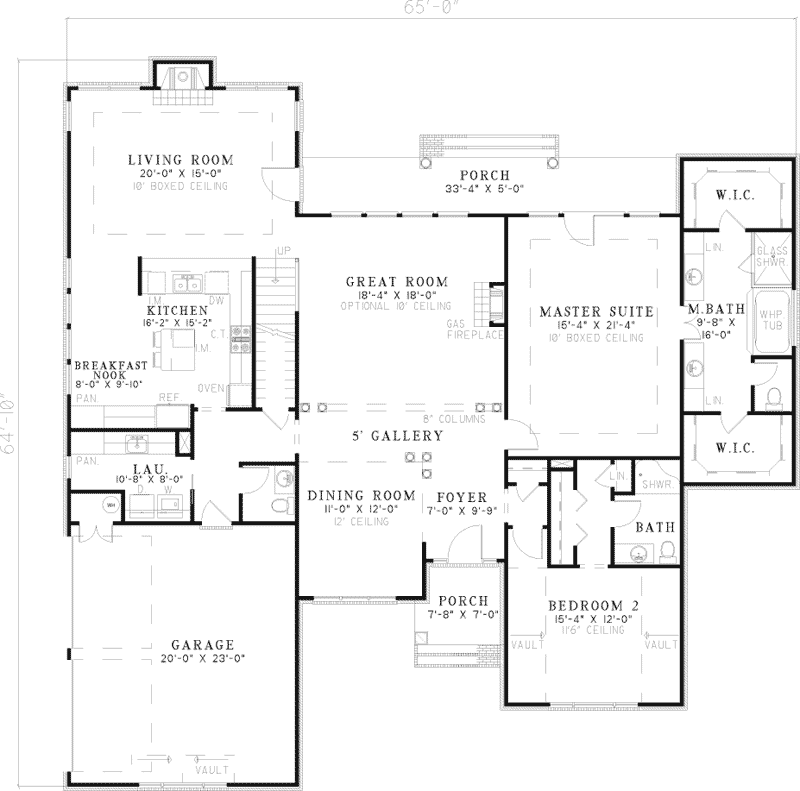 Feinstein Traditional Home Plan 055D-0552 - Search House Plans and More