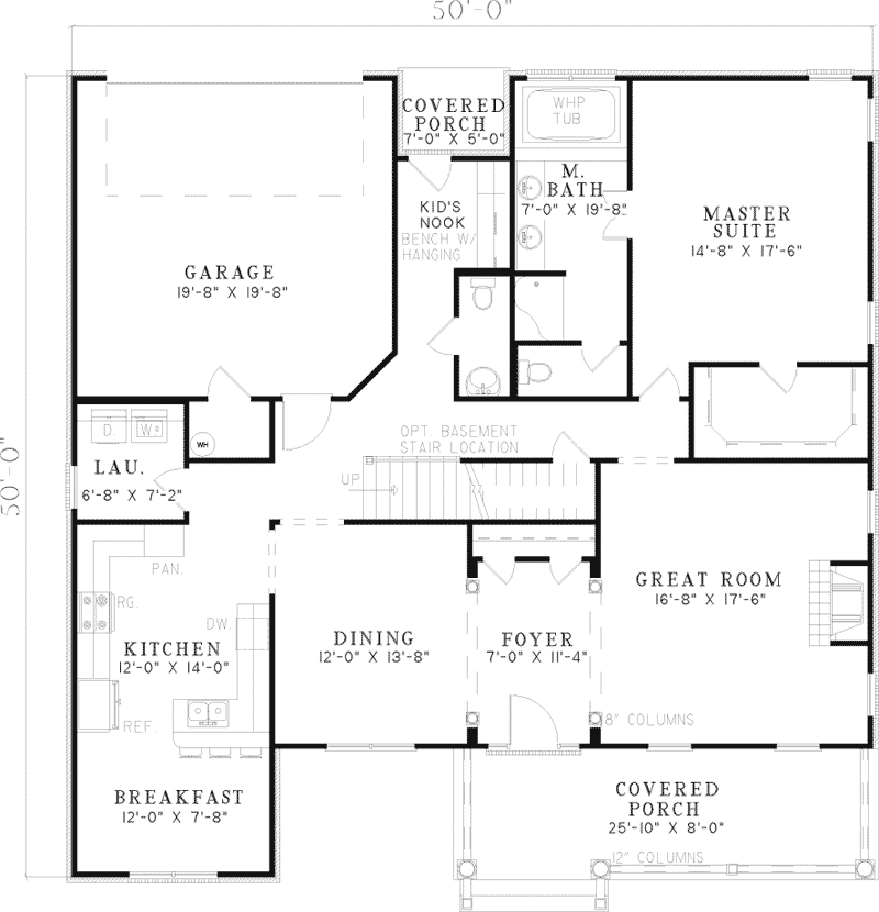 Laurens Pier Country Home Plan 055D-0620 - Shop House Plans and More