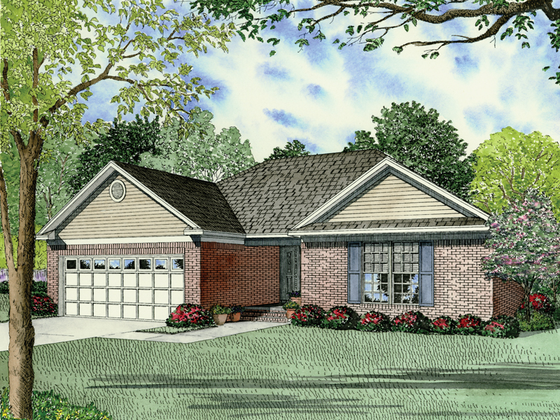 Sheila Traditional Ranch Home Plan 055D-0643 | House Plans and More