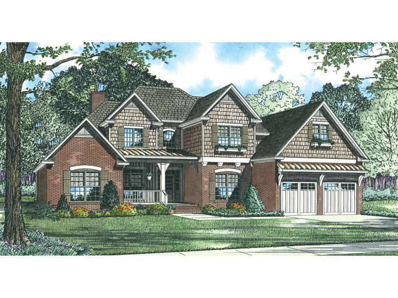 Millstream Shingle Country Home Plan 055D-0765 - Shop House Plans and More