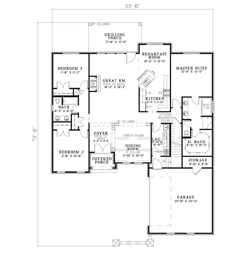 Tattinger Rustic Home Plan 055D-0779 - Shop House Plans and More