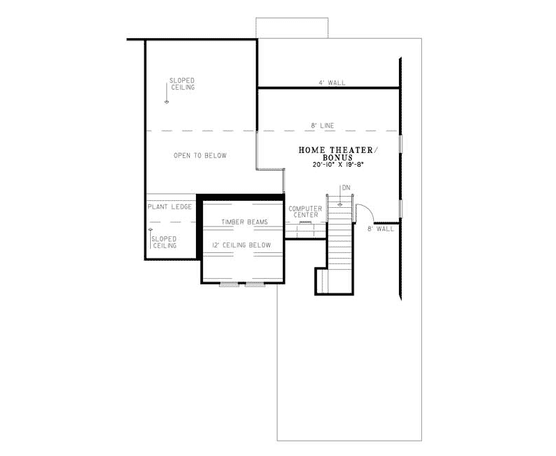 Tattinger Rustic Home Plan 055D-0779 - Shop House Plans and More