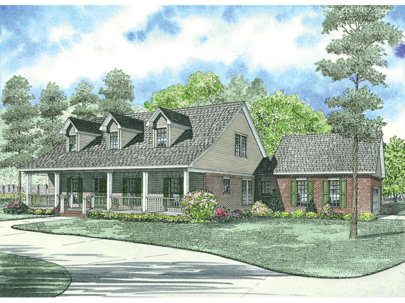 Edison Hill Cape Cod Home Plan 055d 0803 House Plans And More