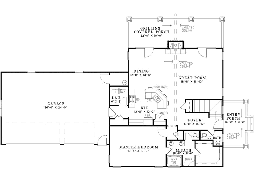 Lone Trail Rustic Home Plan 055D-0863 - Shop House Plans and More