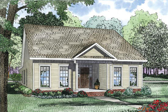 Renaldo Narrow Lot Home Plan 055D-0868 - Shop House Plans and More