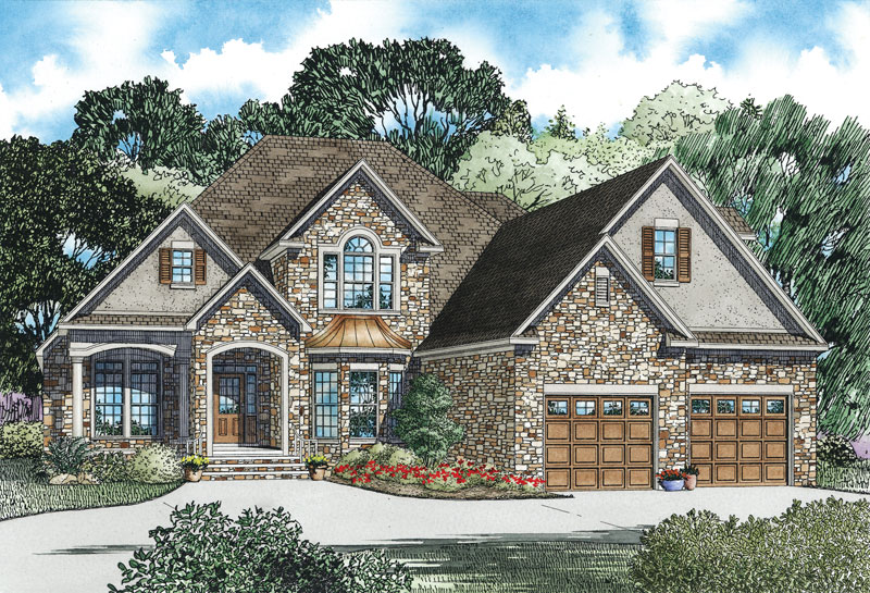 Gloria Manor European Home Plan 055D-0889 - Search House Plans and More