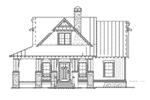 Craftsman House Plan Front Elevation - Silvercrest Craftsman Cabin Home 055D-0891 | House Plans and More