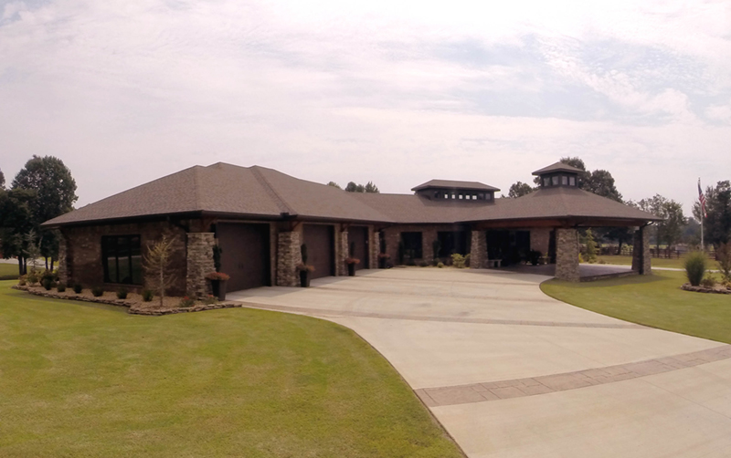 Luxury House Plan Front of Home - Macedonian Escape Ranch Home 055D-0932 - Shop House Plans and More