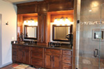 Luxury House Plan Master Bathroom Photo 01 - Macedonian Escape Ranch Home 055D-0932 - Shop House Plans and More