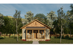 Vacation House Plan Front of House 055D-0941