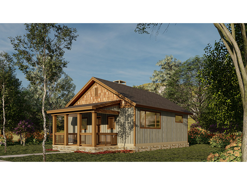 Ridge View Rustic Cabin Plan 055D-0941 - Shop House Plans and More