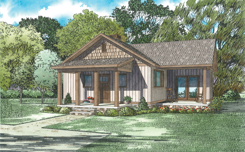 Moss Lake Rustic Cabin Plan 055d-0945 - Shop House Plans And More