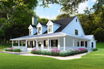 Traditional House Plan Front of House 055D-0976