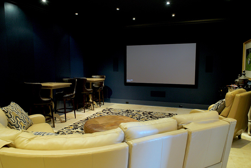 Southern House Plan Theater Room Photo 01 - Glengarrie Luxury Home 055D-0983 - Search House Plans and More