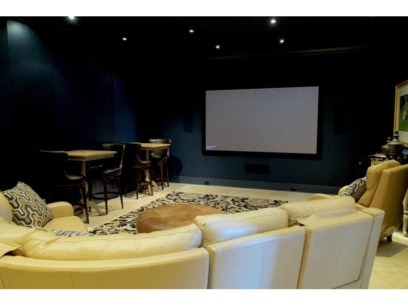 Southern House Plan Theater Room Photo 02 - Glengarrie Luxury Home 055D-0983 - Search House Plans and More