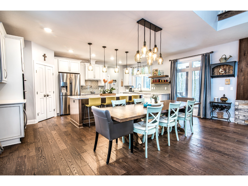 Arts & Crafts House Plan Dining Room Photo 01 - Casey Grove Craftsman Home 055D-0990 - Search House Plans and More