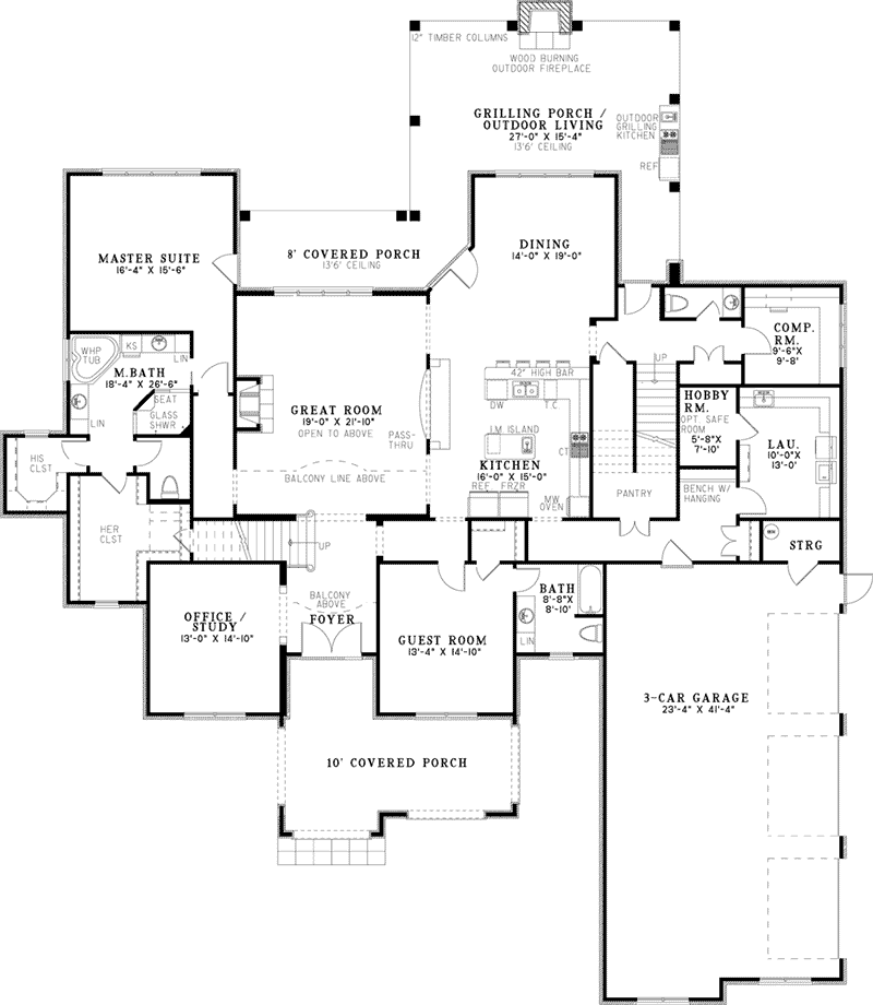 Eliza Place Luxury Home Plan 055D-1021 - Search House Plans and More