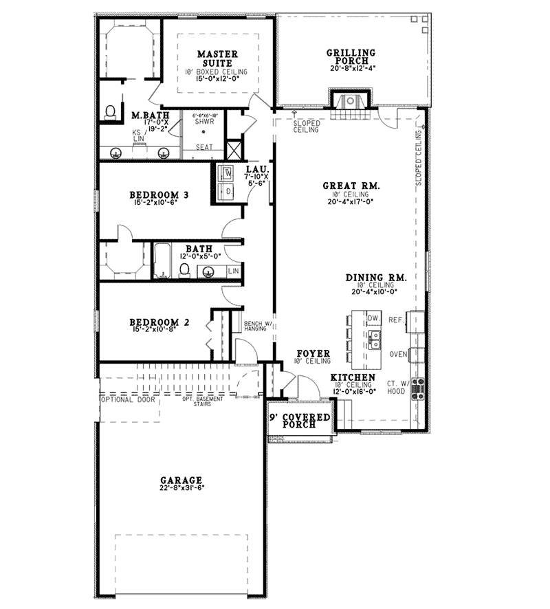 Weber Hill Ranch Home Plan 055D-1046 - Shop House Plans and More