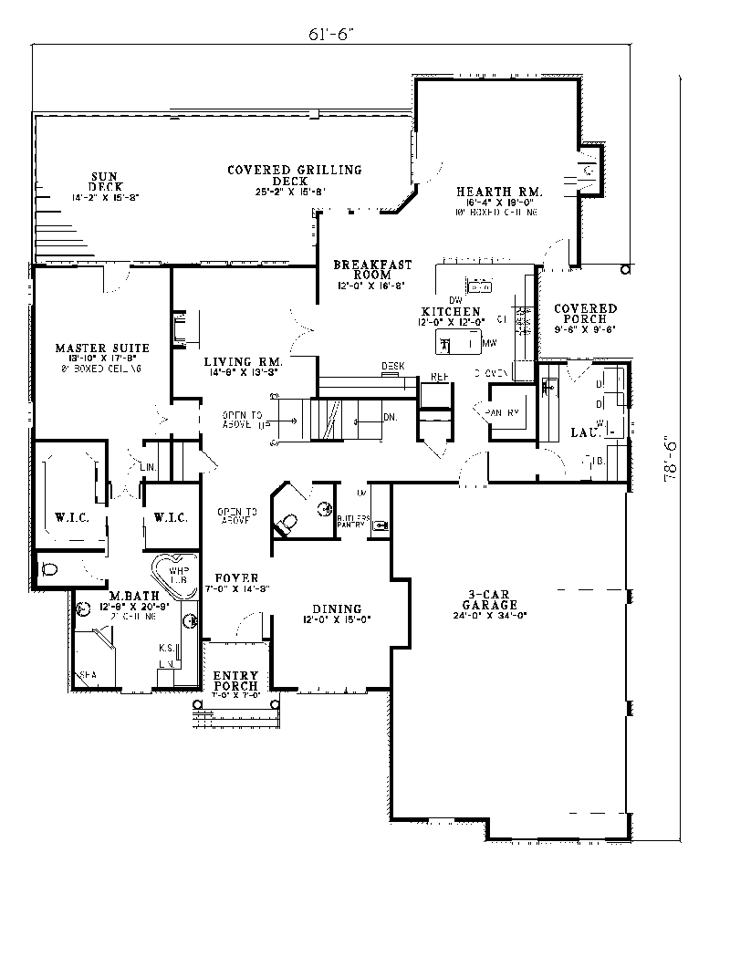 Rodgers Creek Traditional Home Plan 055S-0014 - Shop House Plans and More