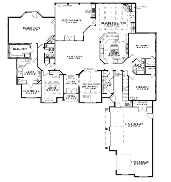 barbie's dream house floor plan