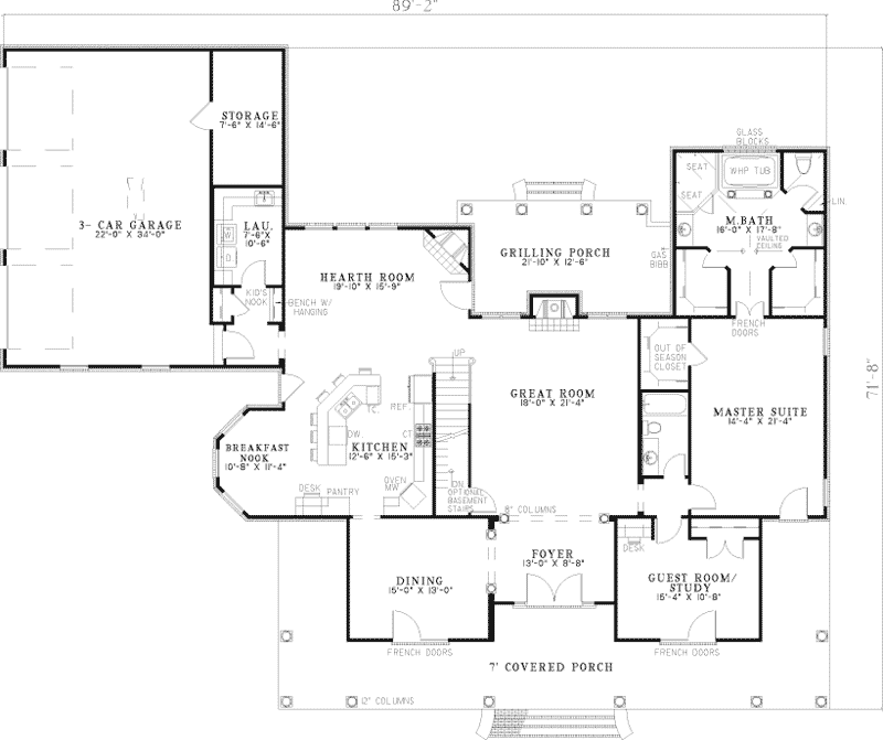 Hadleigh Luxury Cape Cod Home Plan 055S-0060 - Search House Plans and More